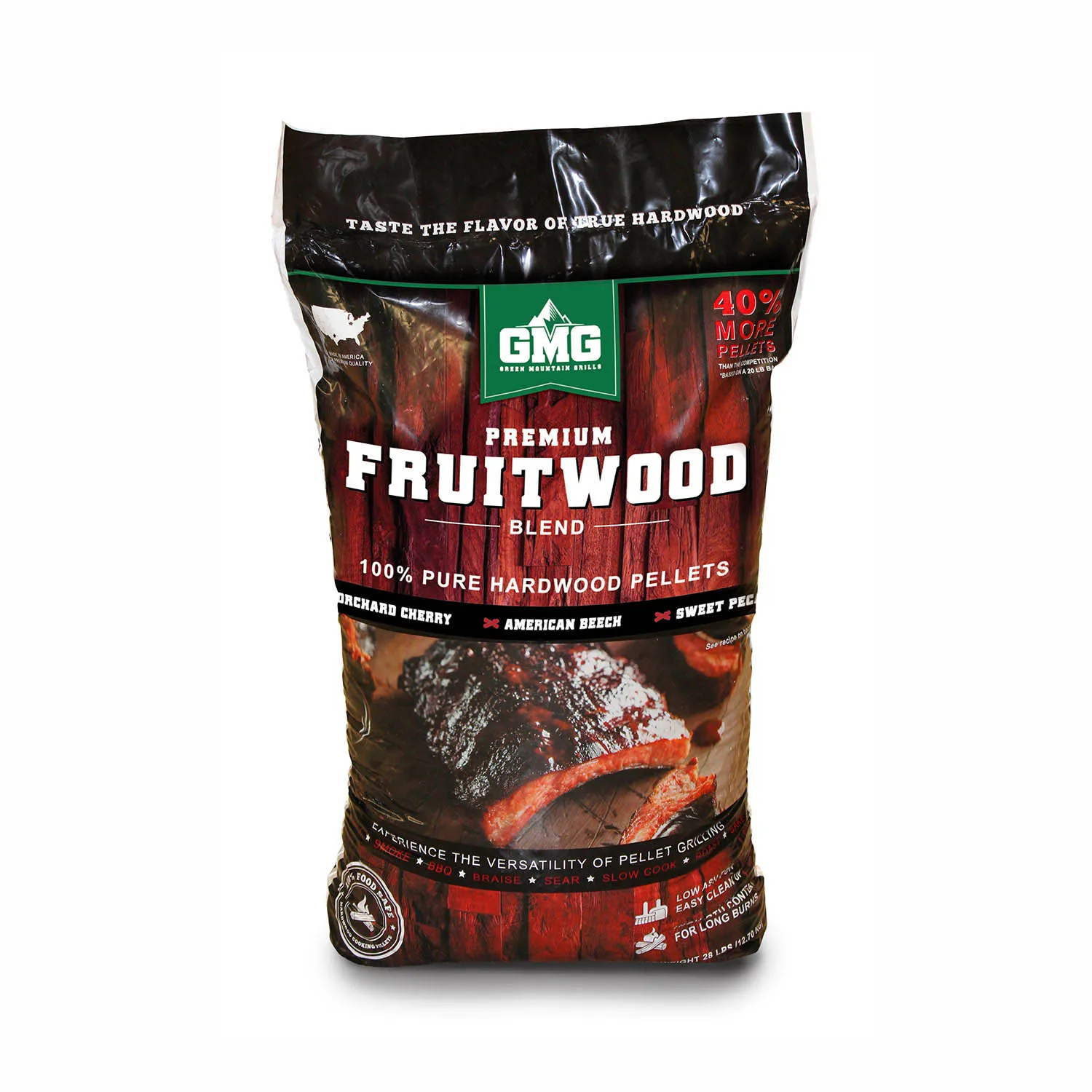 GMG Premium Pellets Fruitwood Blend – Fruktträpellets 12,7 kg
