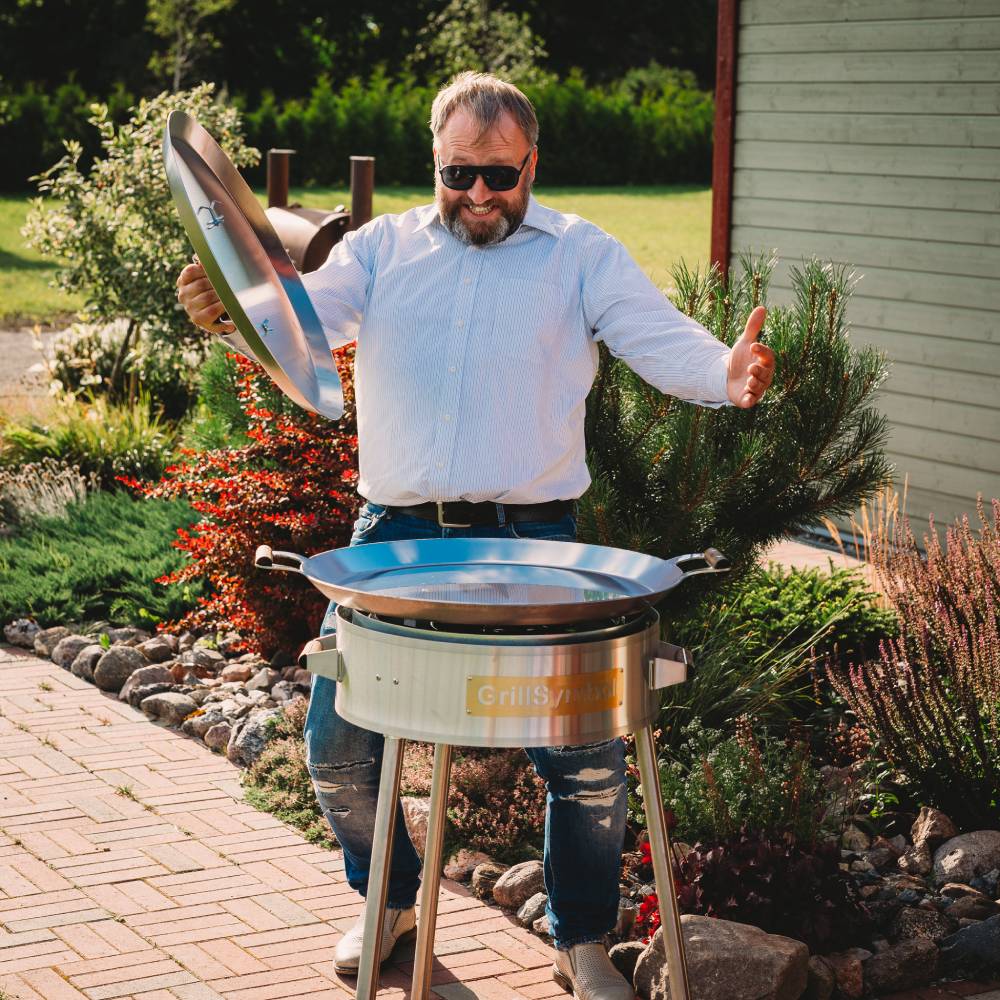GrillSymbol Stekhäll Gasol PRO-580 Inox – Rostfri stekhäll för 12–20 portioner, bild 4
