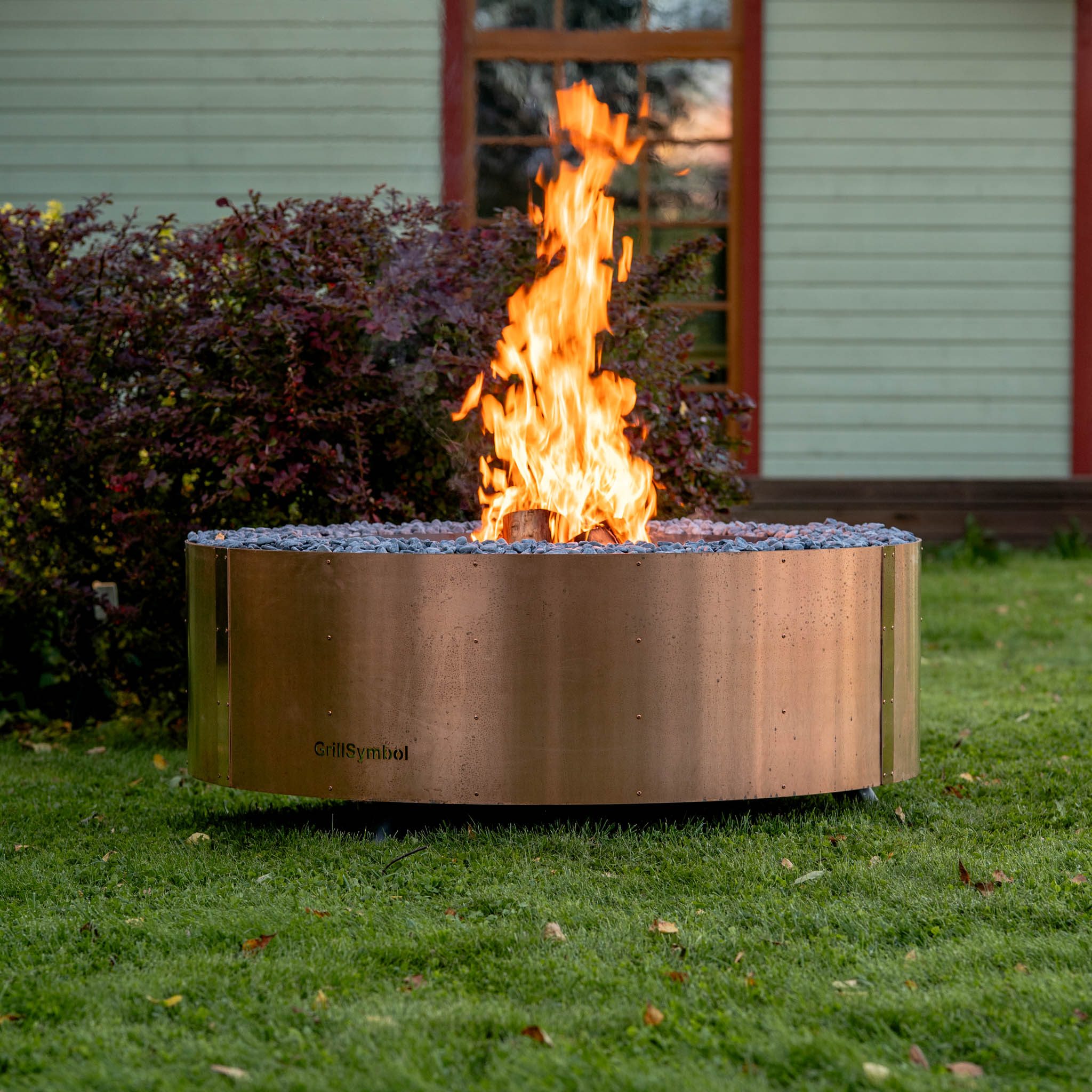 GrillSymbol eldstad utomhus Luna Copper Black ø 119 cm, bild 3