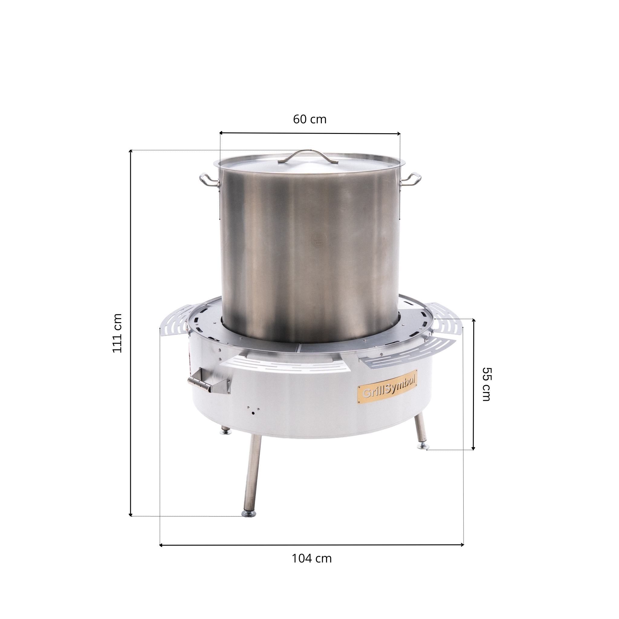 GrillSymbol Soppstation med gasolbrännare 160 L SPECIAL OFFER
